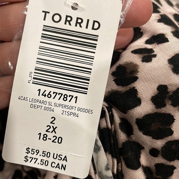 TORRID LEOPARD TRAPEZE DRESS NEW mobwife - Picture 4 of 8